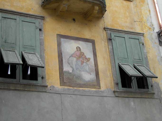 Murale,  Mezzolago, Lago di Ledro