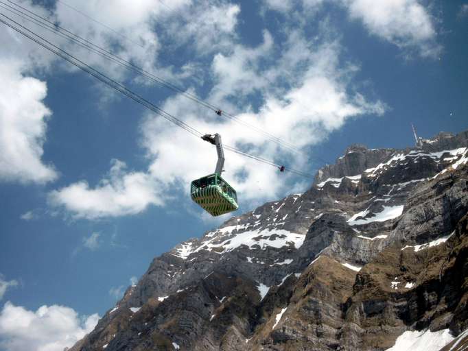 Gondelbahn auf den Säntis (2.502m) 