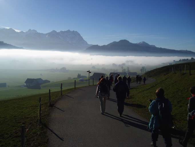 Wanderung vom Hirschberg nach Eggerstanden