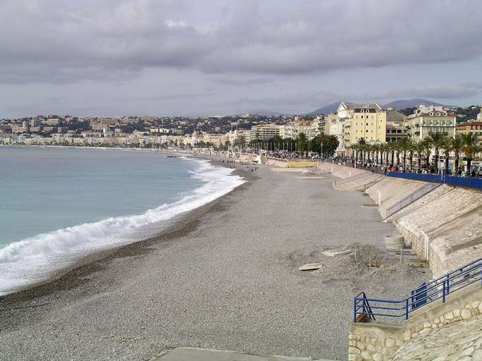 Strand bei Nizza