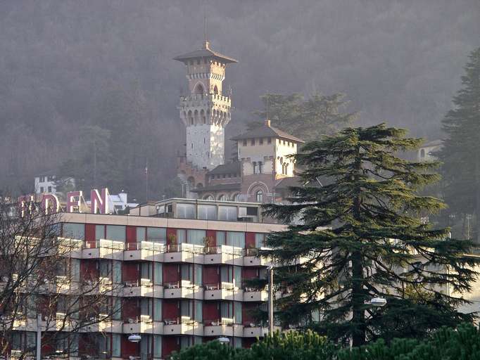 Hotelburg in Lugano