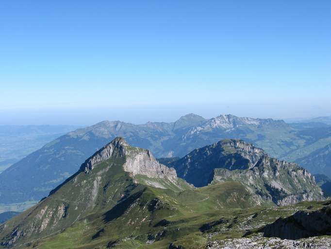 Schilt (2.299m) inmitten der Glarner Alpen 