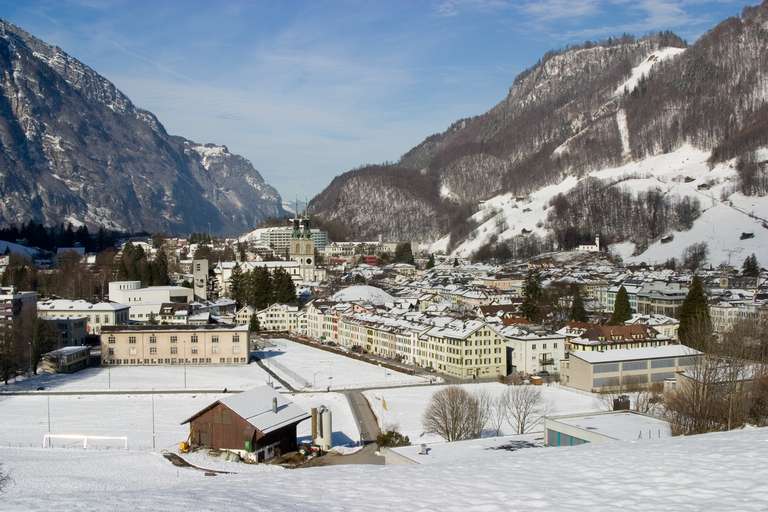 Glarus am Eingang des Linthtales