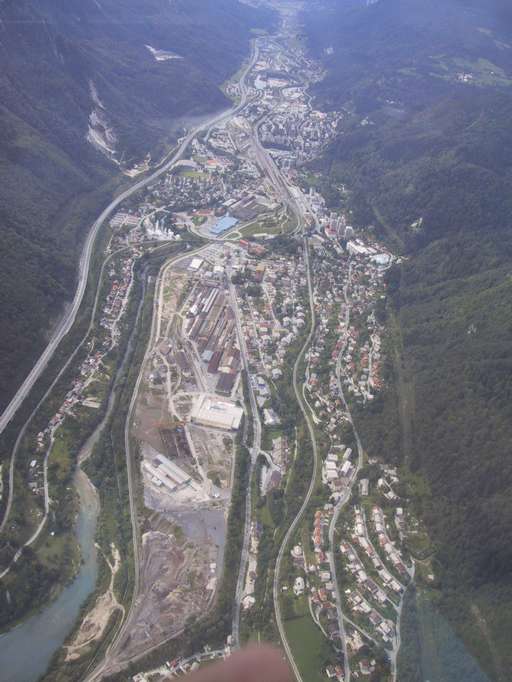 Stahl- und Metallindustrie in Jesenice, Savetal