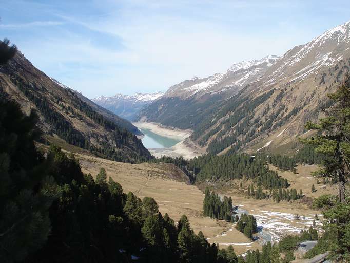 Gepatschstausee im Kaunertal 