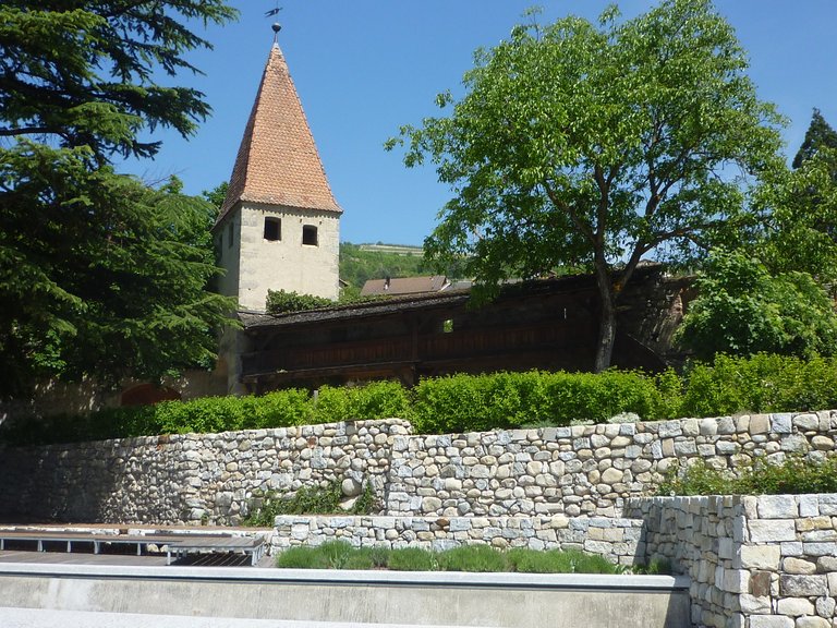 Vorplatz des Klosters Neustift bei Brixen