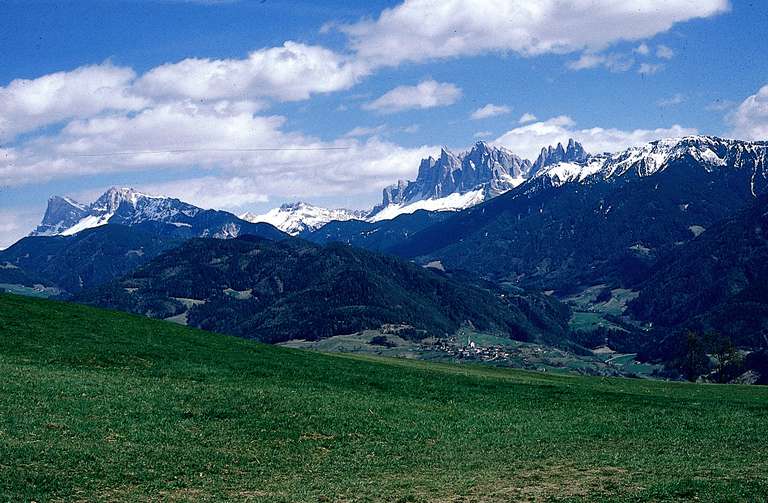 Vista sulle Dolomiti