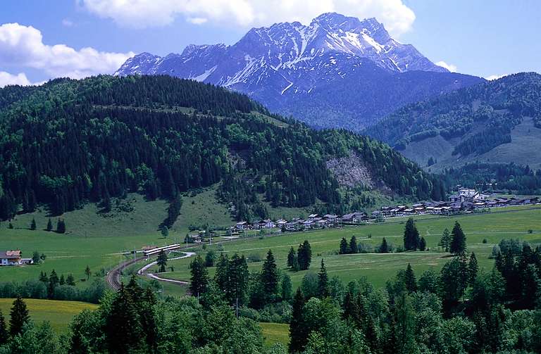 Blick auf Hochfilzen