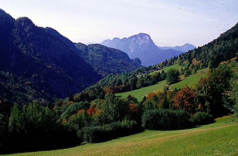 Blick aus dem Kaisertal auf den Pendling