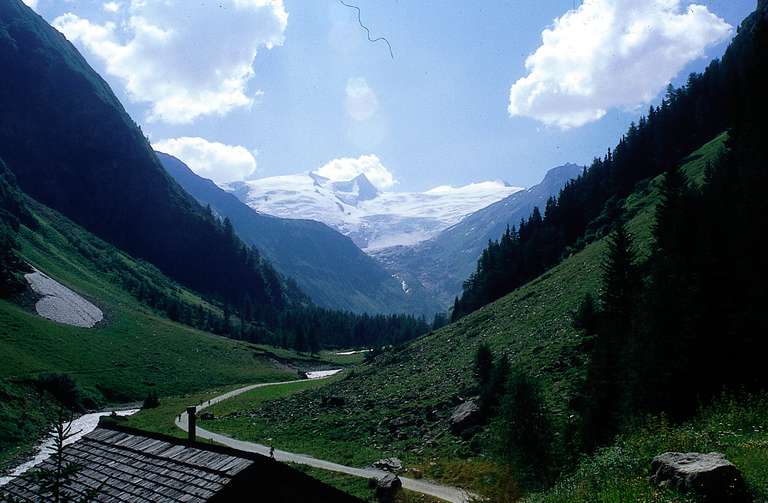 Vista dal Großvenediger dal Innergschlöß