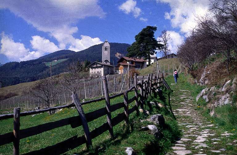 Chiusa, la chiesa di Verdignes