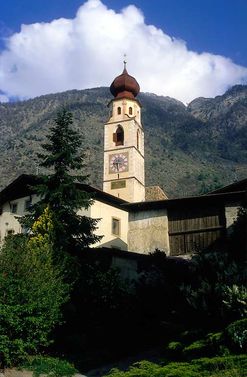 Castelbello-Ciardes, la chiesa di Ciardes