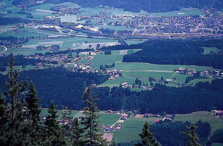 Angerberg looking at Wörgl