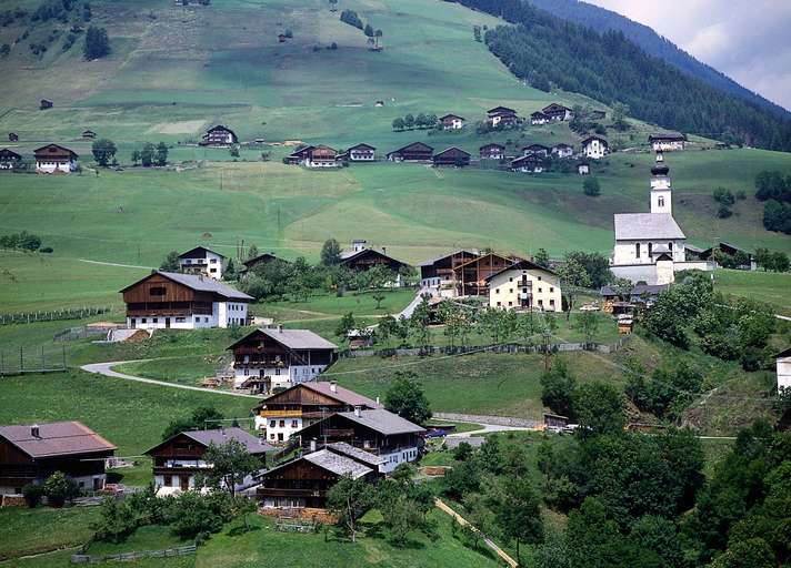 Ortsteile Unterried und Oberried, Anras