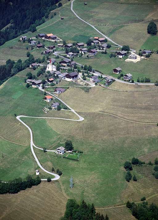 Ortsteil Bannberg an der Pustertaler Höhenstraße, Assling