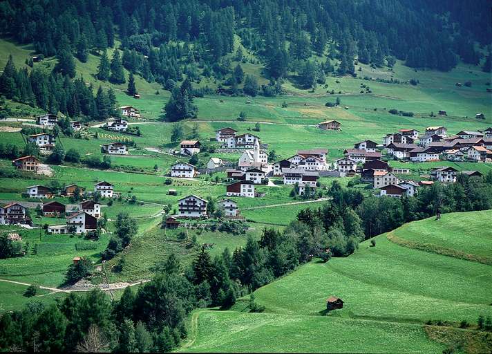 Fendels looking from southwest