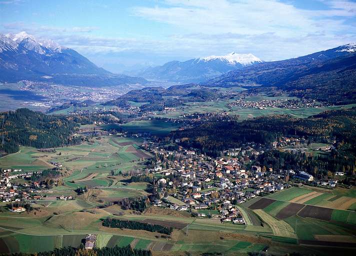 Igls con vista verso Unterinntal