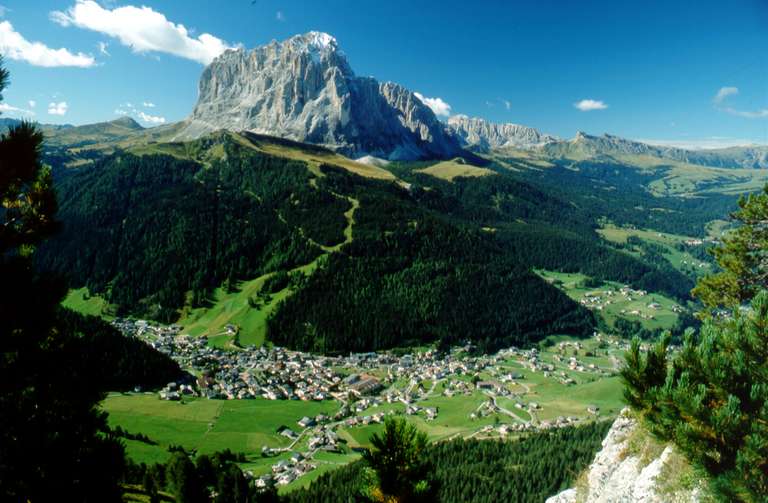 Selva/Wolkenstein mit Langkofel