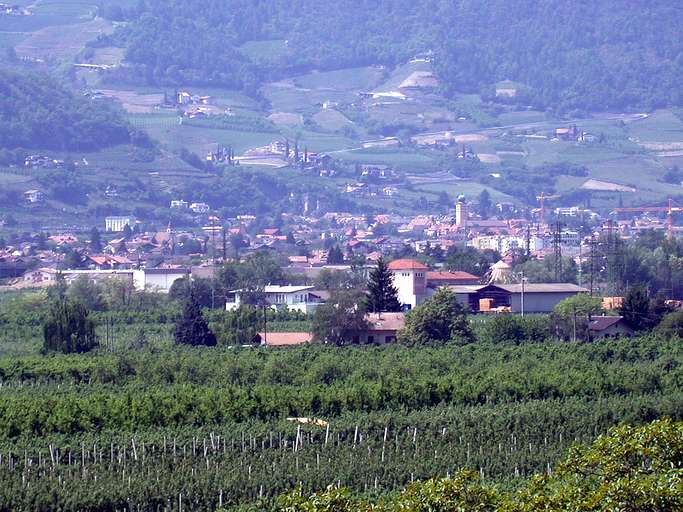 Lana all'uscita di Val d'Ultimo