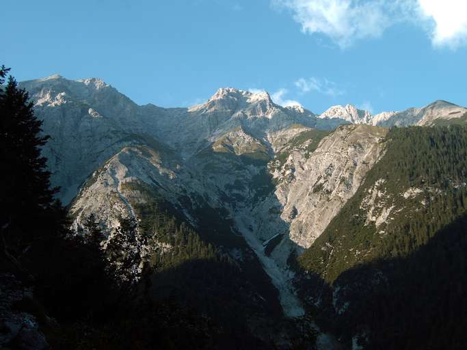 Kleiner Solstein, Hohe Warte e Brandjochspitze