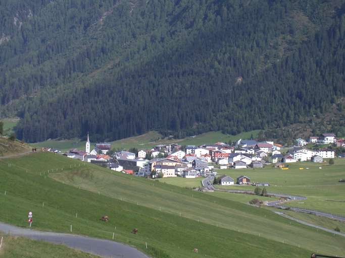 View of Galtür from the west