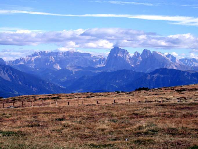 Blick auf die Dolomiten