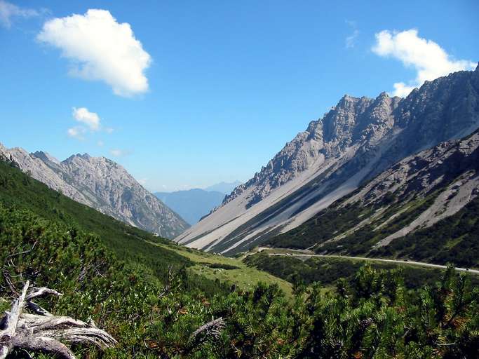 Hahntennjoch, Gande