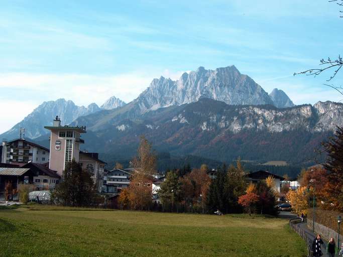 St. Johann in Tirol mit Wildem Kaiser