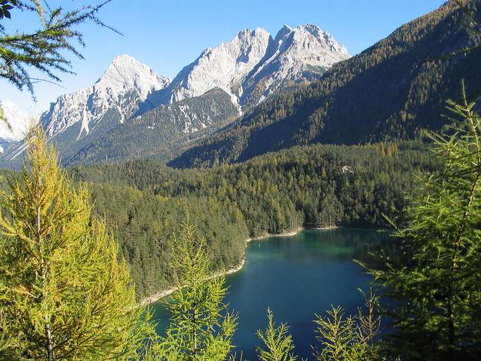 Blindsee und Mieminger Gebirge