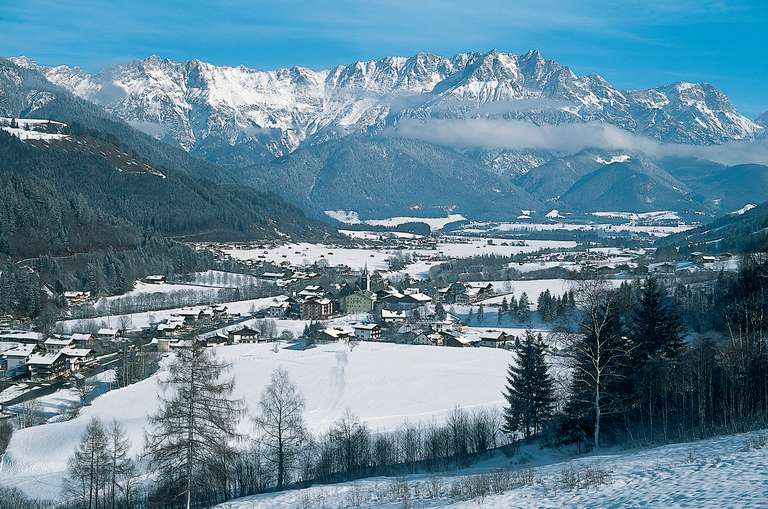 Blick vom Asitz nach Leogang