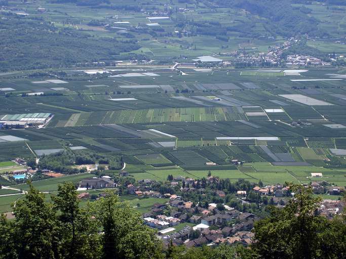 Val d'Adige tra Termeno e Egna