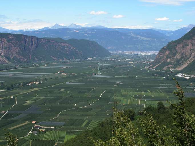 La Valle dell´Adige tra Egna e Bolzano