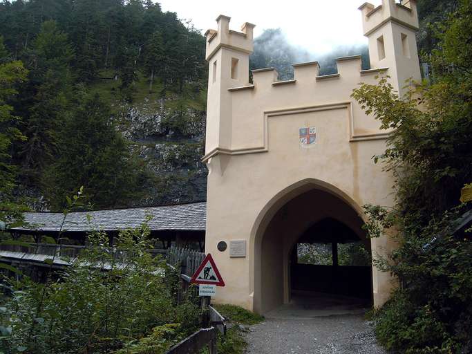 Holzbrücke bei St. Georgenberg