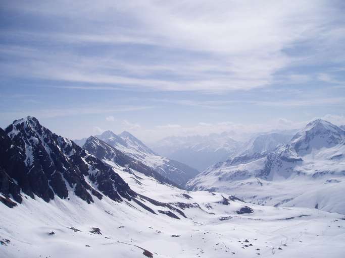 Blick vom Pirchkogel (2828 m) nach Osten