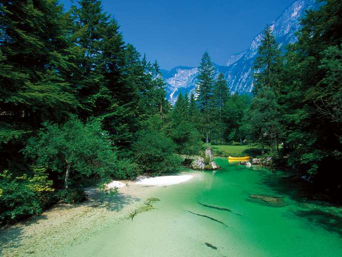 Fluss Sava Bohinjka