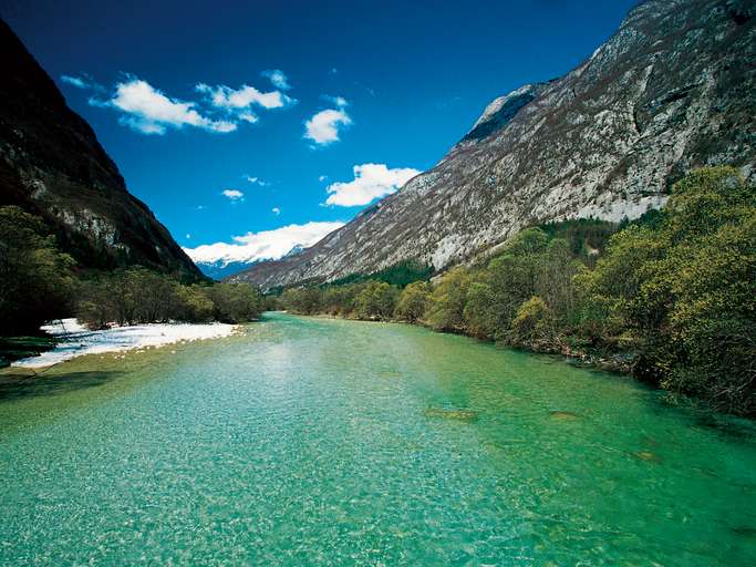 The Soca River in Trenta