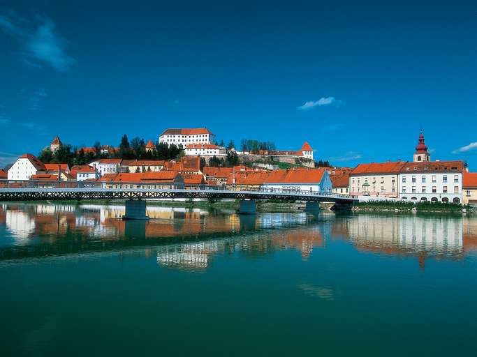 Ptuj mit Drau/Drava