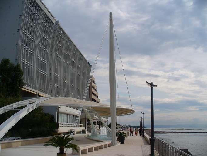 Grado, promenade