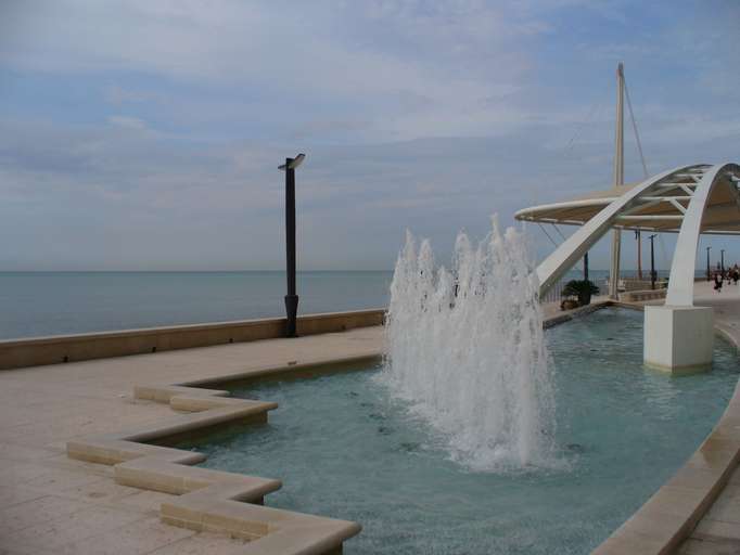 Grado, promenade