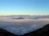 Blick vom Pilatus (2.118m) zum Titlismassiv (3.238m) (Bild: Pixelio.de)