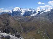 Giogo di Santa Maria e Pass Stelvio col Gruppo Ortles (Ortles: 3.905m) (Foto: Alexander Hesse)