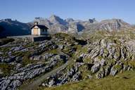 Glattalp vor der Schächentaler Windgällen (2.764m) (Bild: Roland Zumbühl, Arlesheim (CH))